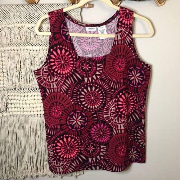 Liz Baker Petite Patterned Tank PL - Picture 1 of 6